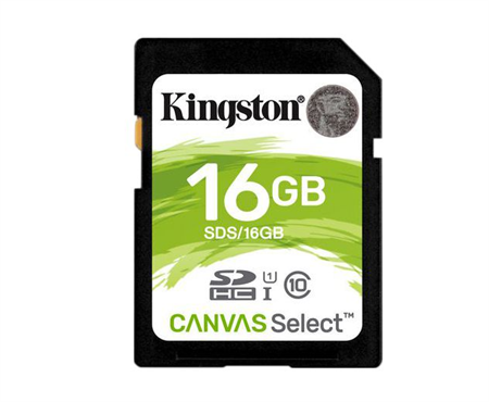 Kingston 16GB SD - UHS-I U1 / Class 10